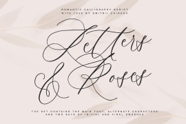 Letters and Roses Swashes