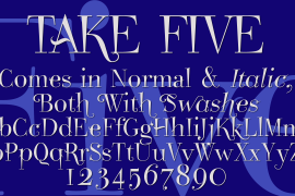 Take Five Italic