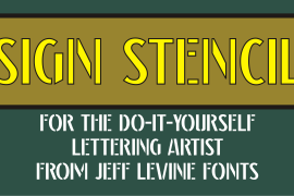 Sign Stencil JNL