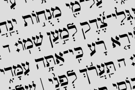 Hebrew Text Tanach Regular