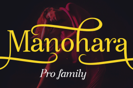 Manohara Pro Italic