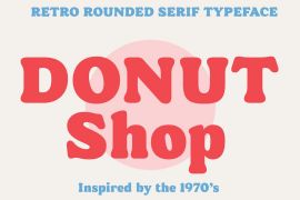 Donut Shop Italic