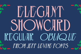 Elegant Showcard JNL Regular