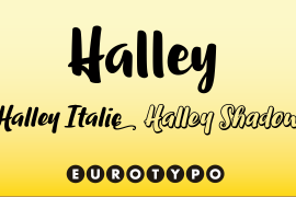 Halley Shadow Italic