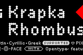 DR Krapka Rhombus Font Size10 px