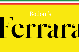 CAL Bodoni Ferrara Banner Semibold