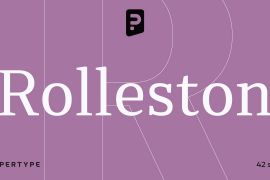 Rolleston Display Extra Bold Italic