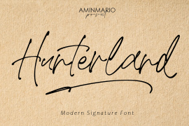 Hunterland Italic