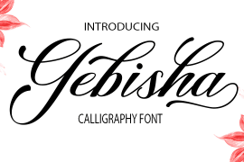 Gebisha Script Regular