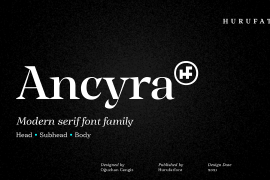 Ancyra Subhead Black