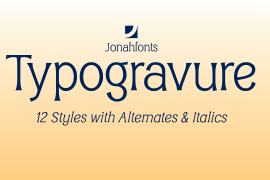 Typogravure Bold