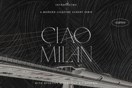 Ciao Milan Modern Ligature