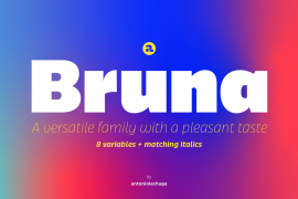 Bruna Heavy Italic