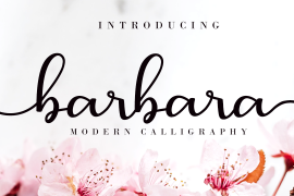 Barbara Calligraphy Italic