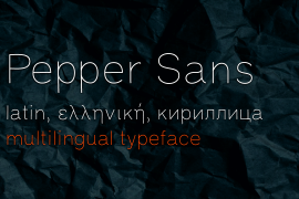 Pepper Sans Regular