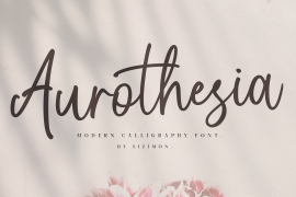 Aurothesia Script  Regular