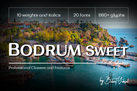 Bodrum Sweet 17 Extra Bold Italic