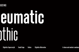 Neumatic Gothic Black Oblique