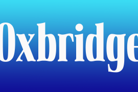 Oxbridge Italic