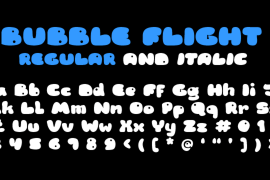 RB Bubble Flight Italic