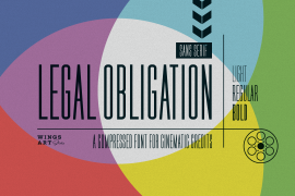 Legal Obligation Sans Serif Light