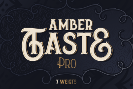 Amber Taste Pro Bold