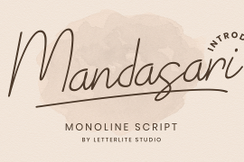 Mandasari Script Regular