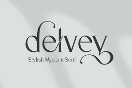 Delvey Modern Serif Font Regular