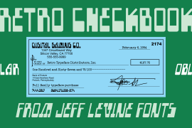 Retro Checkbook JNL Regular