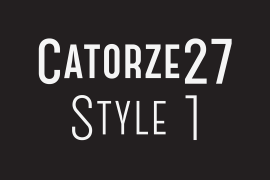 Catorze27 Style 1 Black