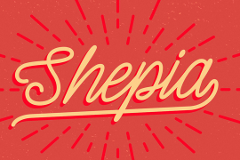 Shepia Script Regular