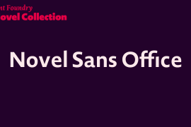 Novel Sans Office Pro Bold
