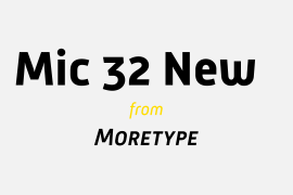 Mic 32 New Bold Italic