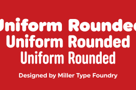 Uniform Rounded Extra Condensed Bold