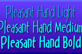 Pleasant Hand Bold
