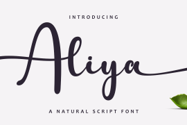 Aliya Script Regular