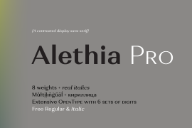 Alethia Pro Semi Bold