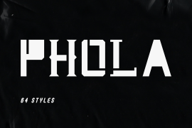 Phola Serif Solid Oblique Clean