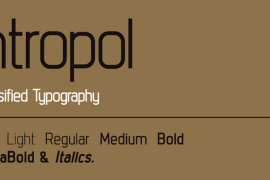Intropol ExtraBold Italic