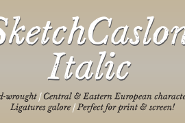 Sketch Caslon Italic