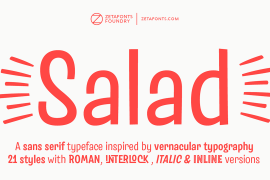 Salad Extralight Italic