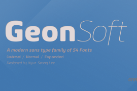Geon Soft Expanded Black Italic