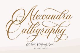 Alexandra Calligraphy Regular