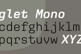 Aglet Mono Ultra Italic