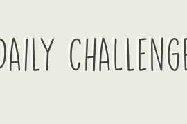 Daily Challenge Italic