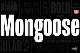 Mongoose Italic