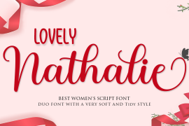 Lovely Nathalie Script Duo Sans