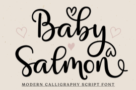Baby Salmon Script Regular
