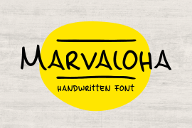 Marvaloha Bold Italic