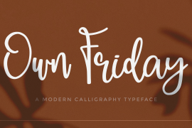 Own Friday Calligraphy